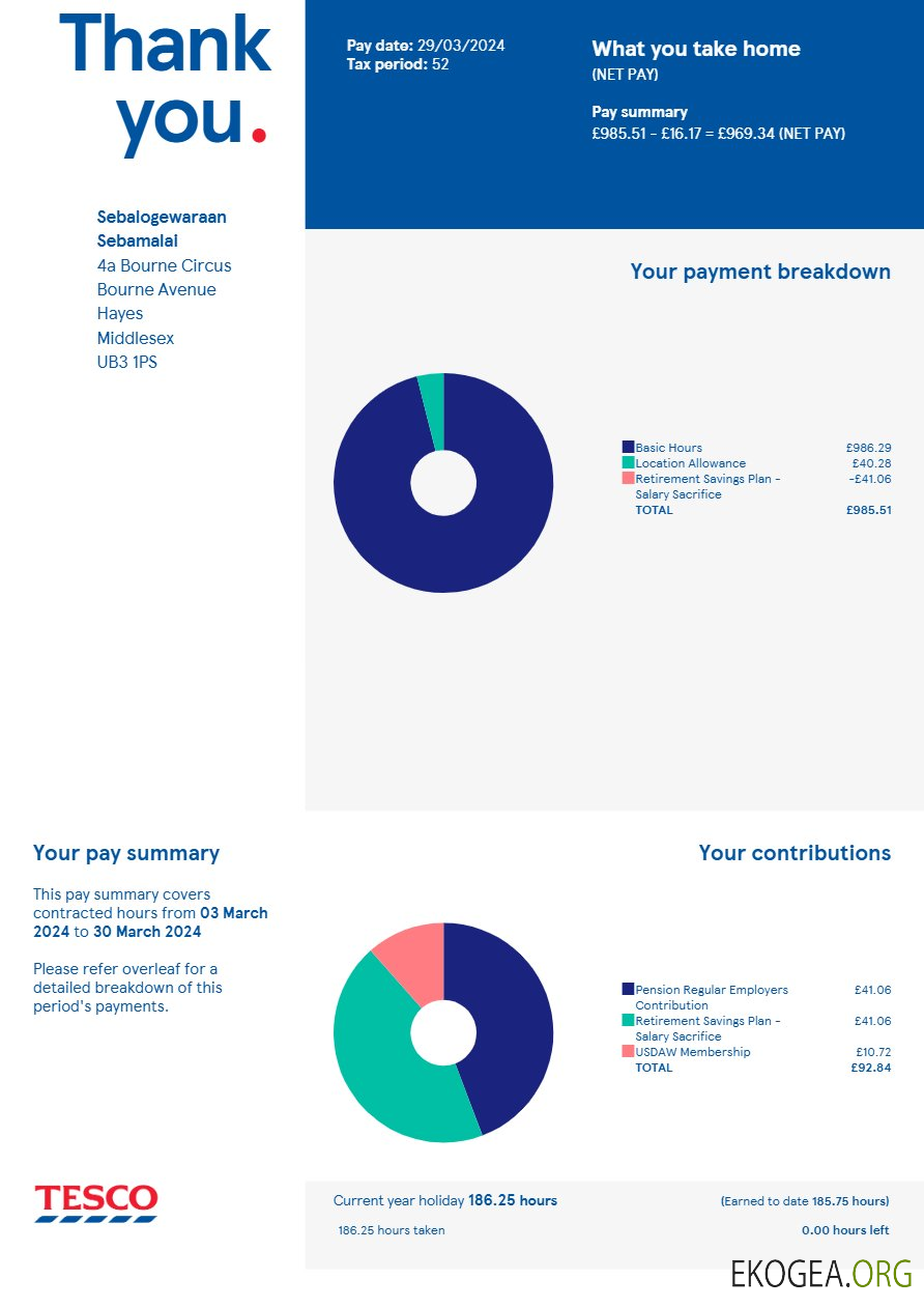 Modèle de fiche de paie des magasins Tesco du Royaume Uni aux formats Word et PDF.pdf, 1